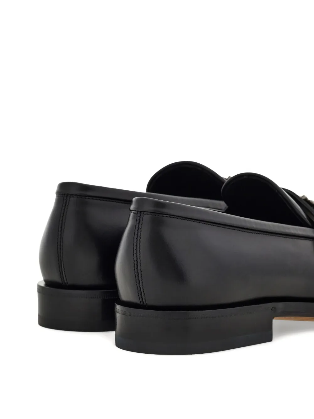Ferragamo Loafers met Gancini-gesp Zwart