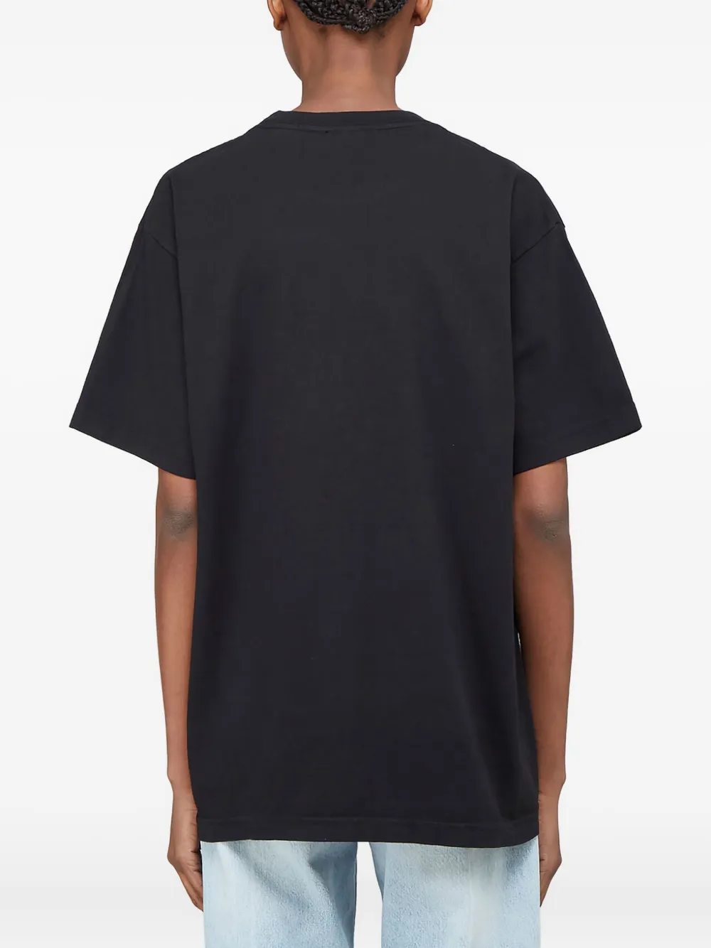Silent Sound Circular-logo T-shirt In Black