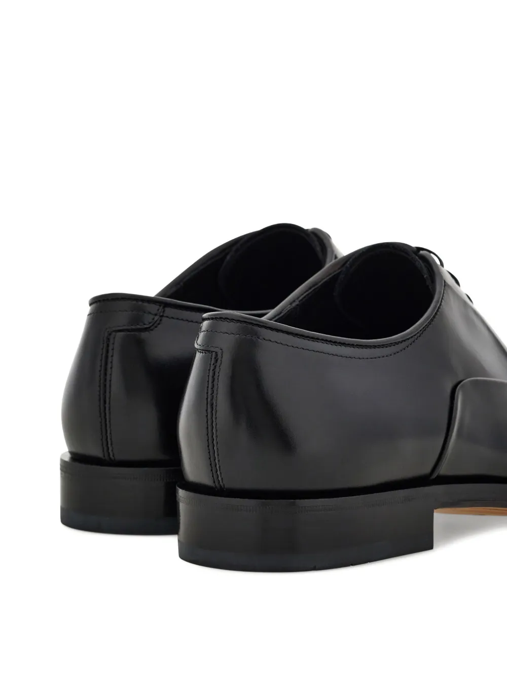 Ferragamo Leren Oxford schoenen Zwart