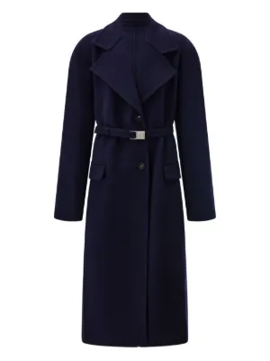 Ferragamo ウールブレンド コート | ブラック | FARFETCH JP