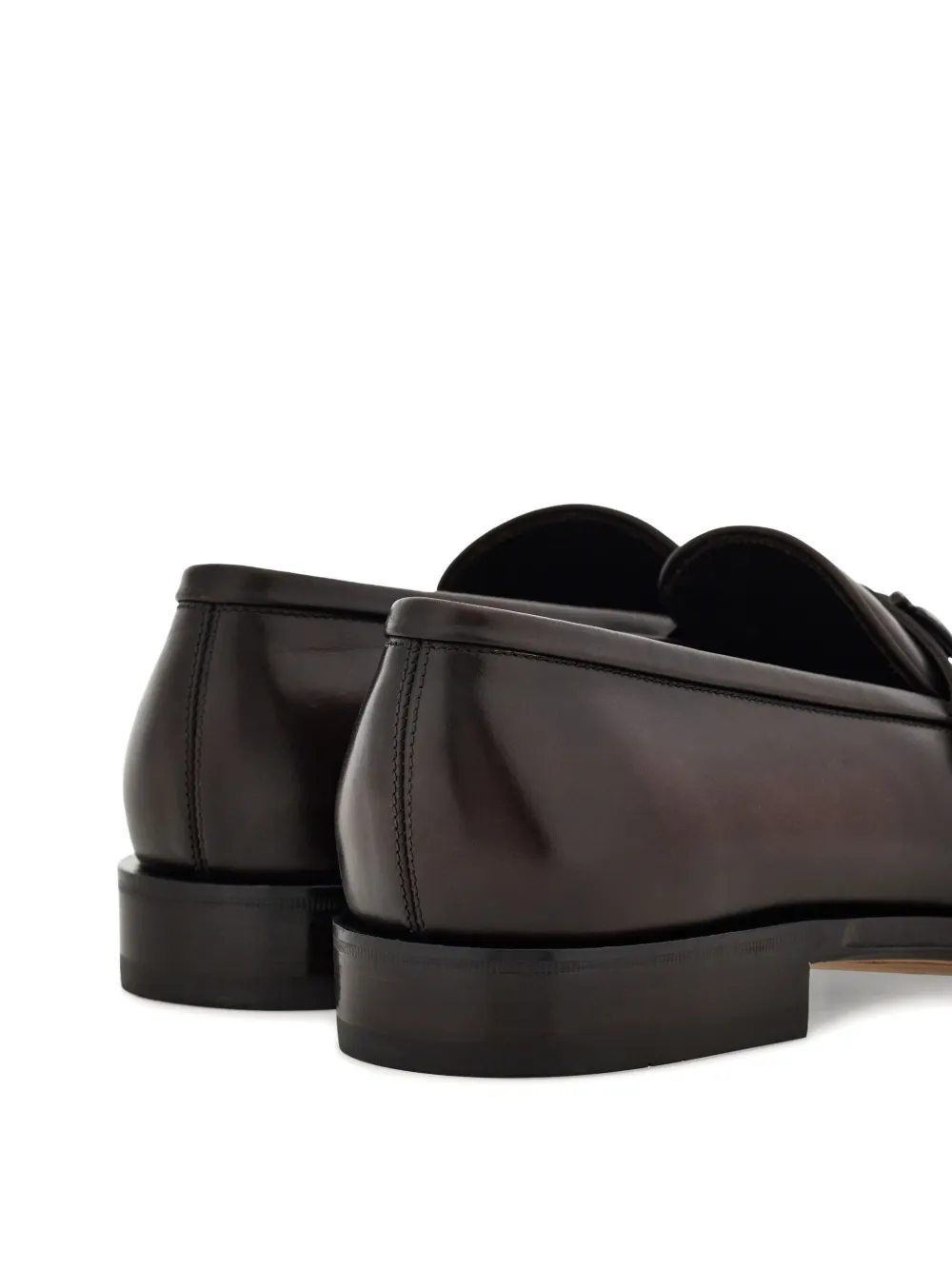 Ferragamo Loafers met Gancini-gesp Bruin