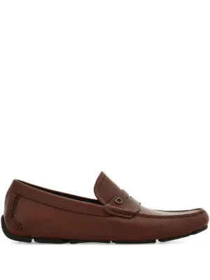 Ferragamo スエード ローファー | レッド | FARFETCH JP