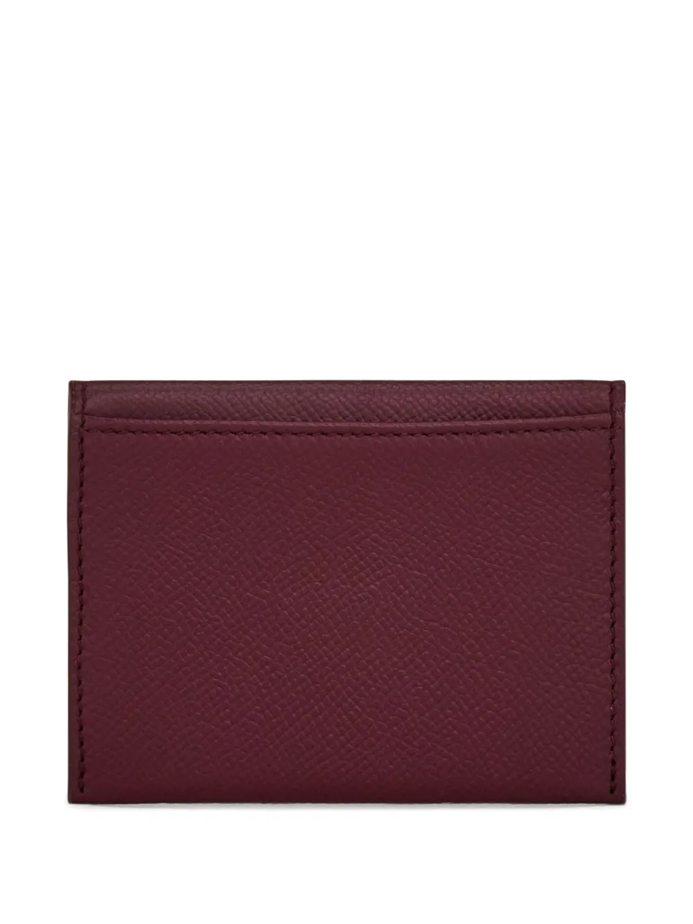 Ferragamo Gancini Flap Credit Card Holder In Red