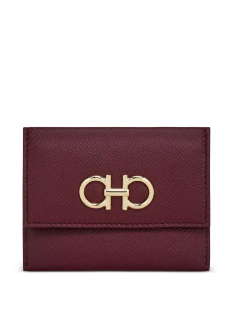 Ferragamo Gancini flap credit card holder