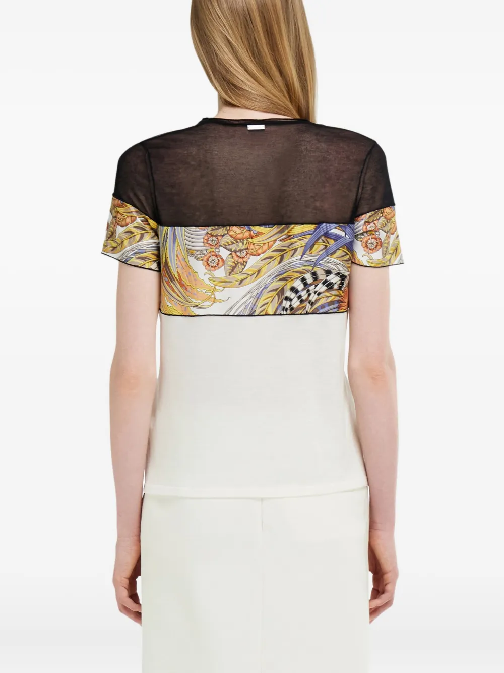 Ferragamo Crew-neck T-shirt In Multi