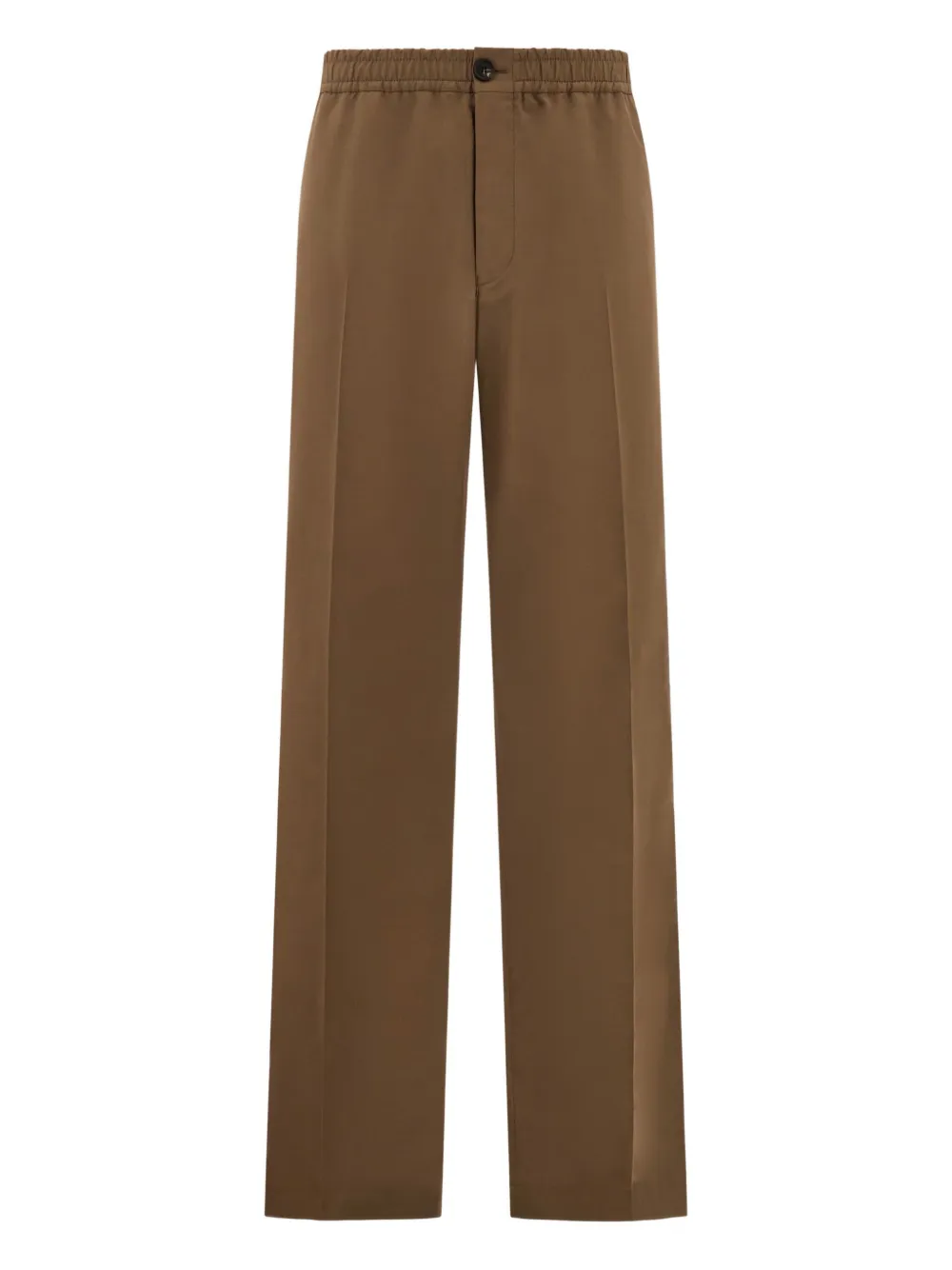 Ferragamo elasticated-waistband drawstring trousers | Brown | Image 1