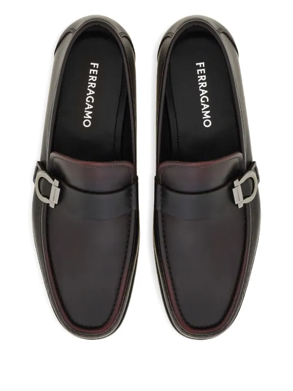 Ferragamo ガンチーニ ローファー | レッド | FARFETCH JP