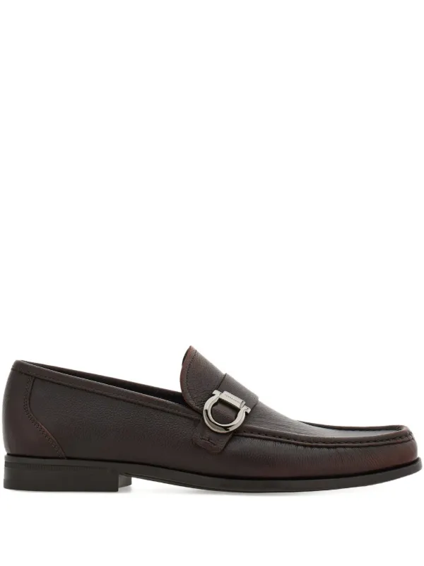 Ferragamo ガンチーニ ローファー | レッド | FARFETCH JP
