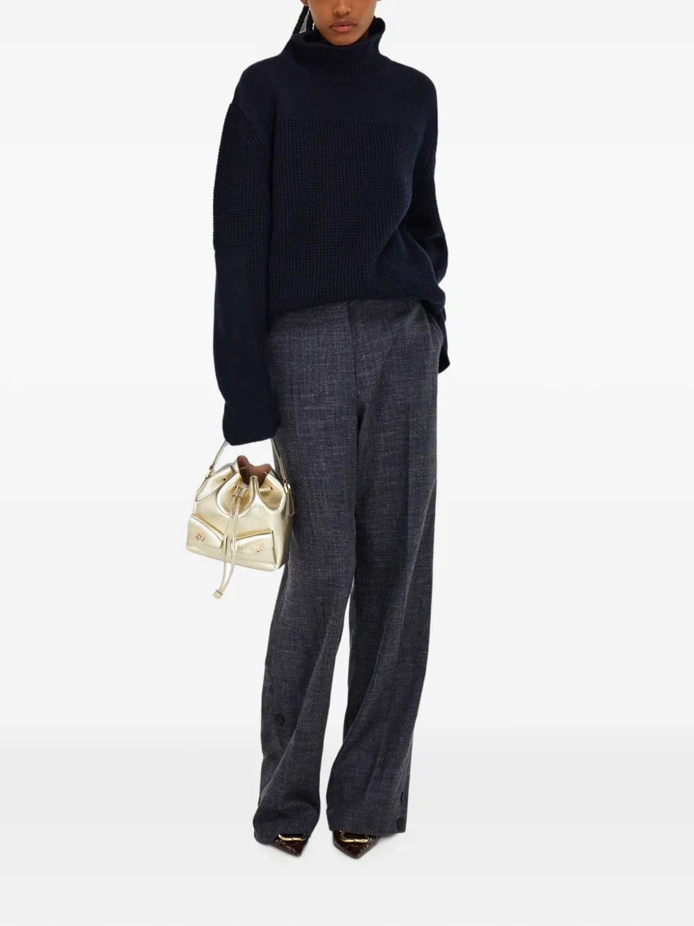 Ferragamo Multipocket bucket-tas Goud