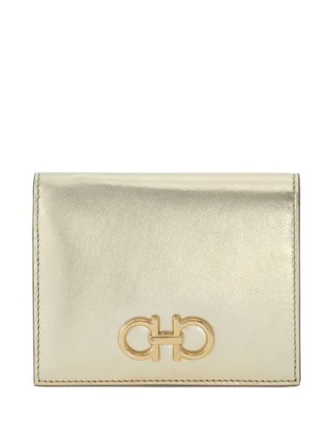 Ferragamo Gancini buckle compact wallet