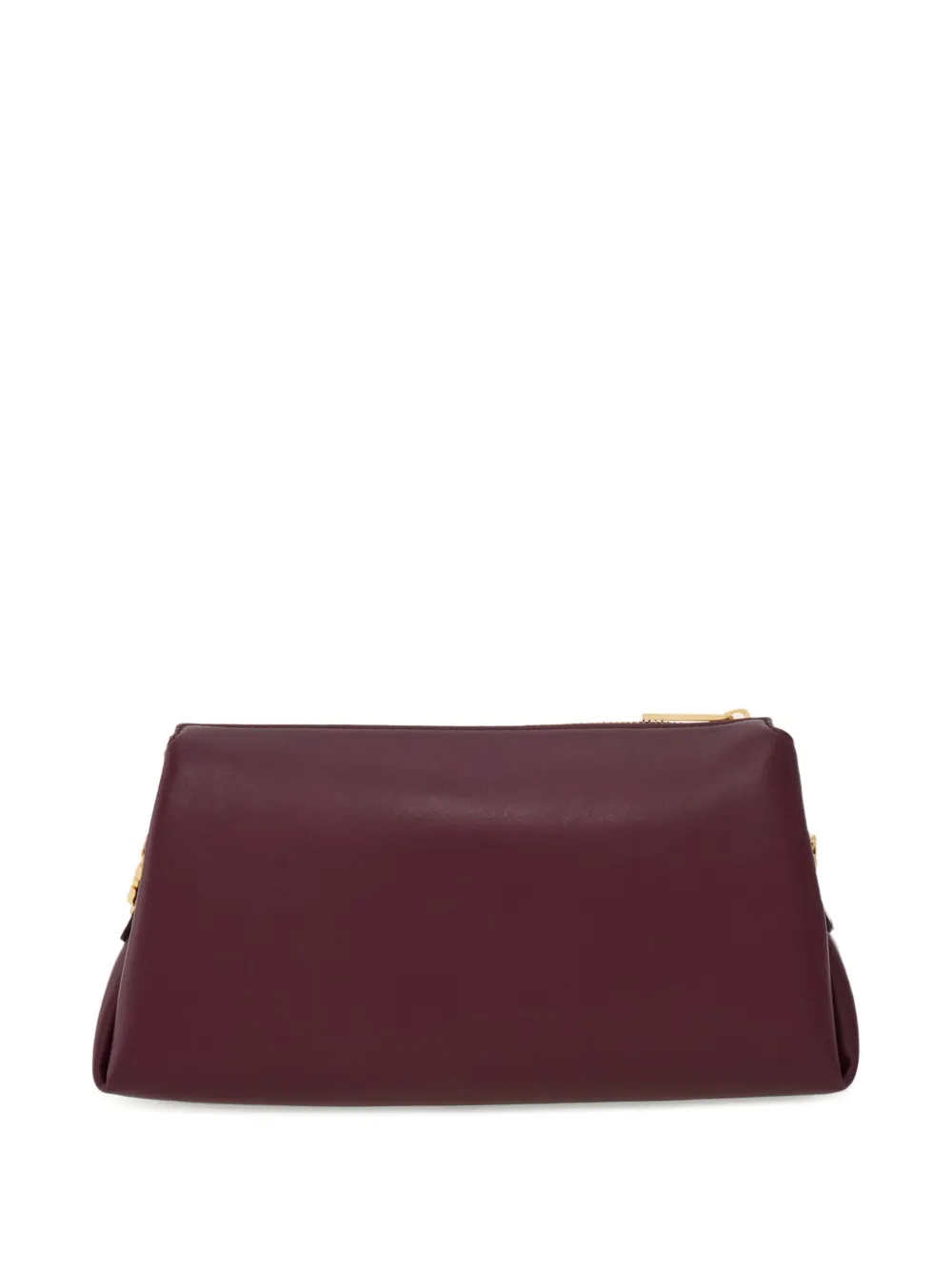 Ferragamo Embossed Logo Chain Mini Bag In Purple