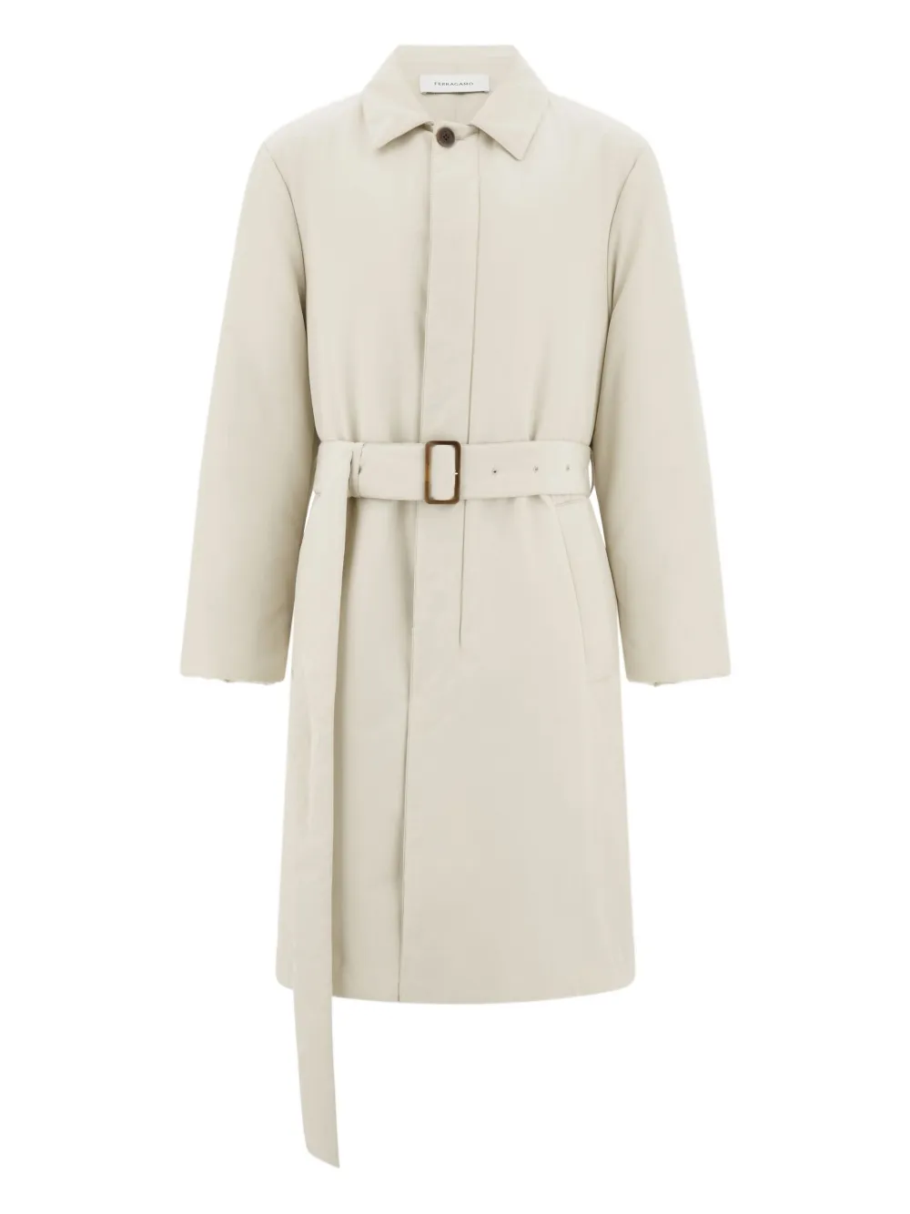 Ferragamo padded belted trench | Neutrals | Image 1