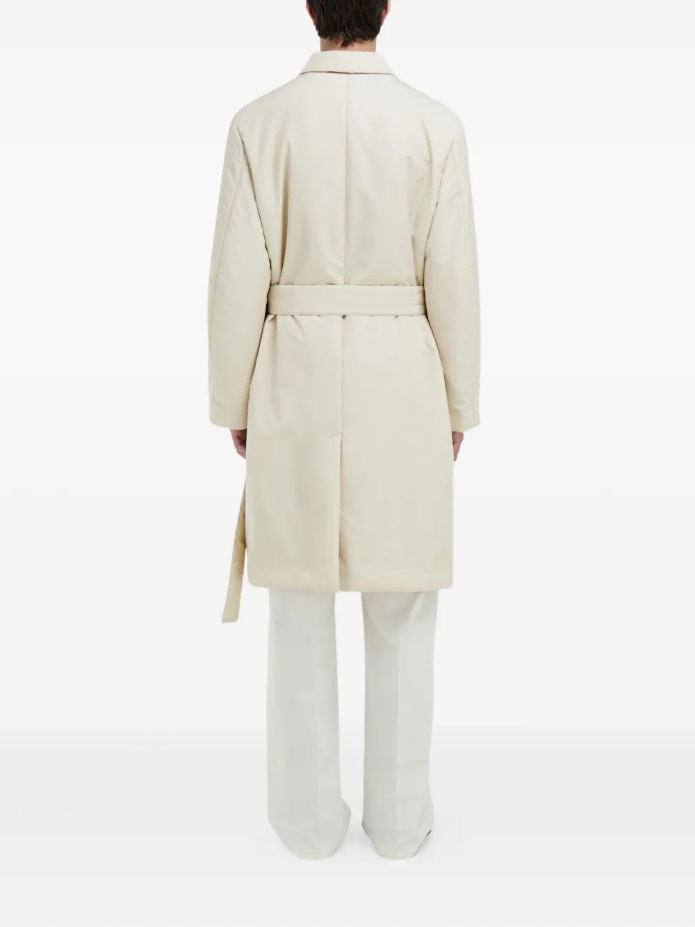 Ferragamo Gewatteerde trenchcoat Beige