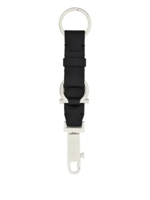 Prada サフィアーノレザー キーリング | ホワイト | FARFETCH JP