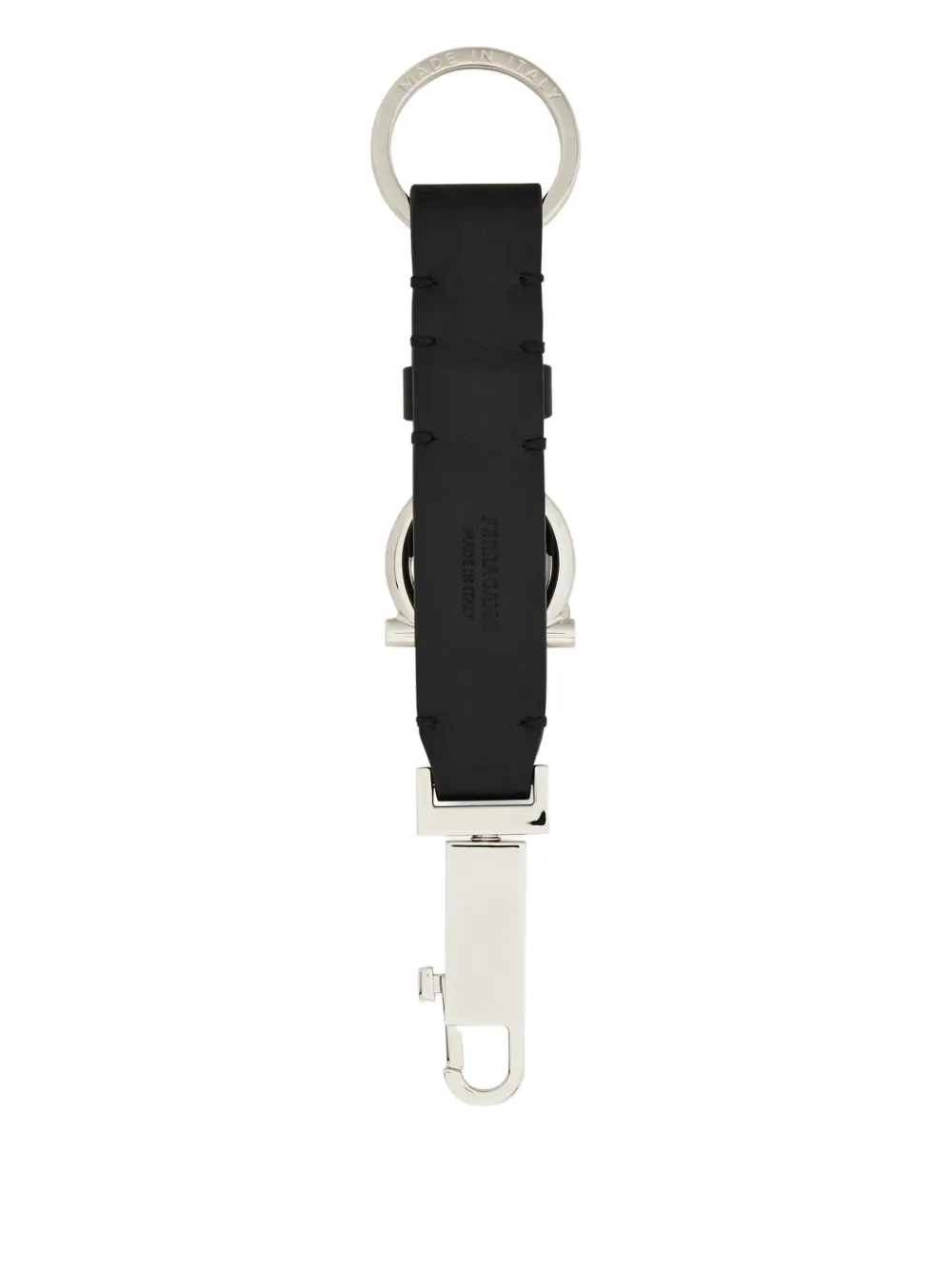 Ferragamo gancini leather strap keyring | Image 2