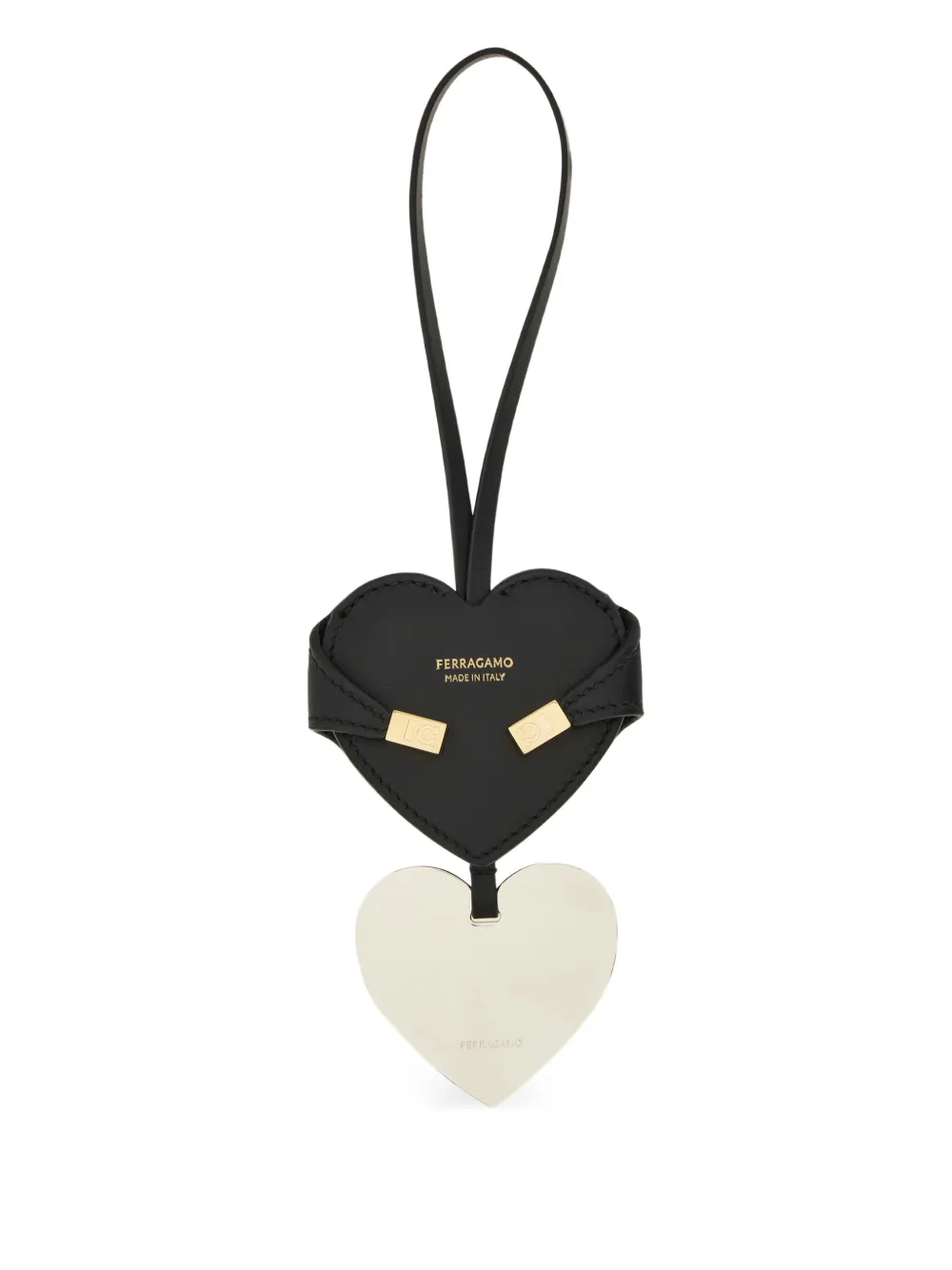 Ferragamo Logo-printed Charm - Black 