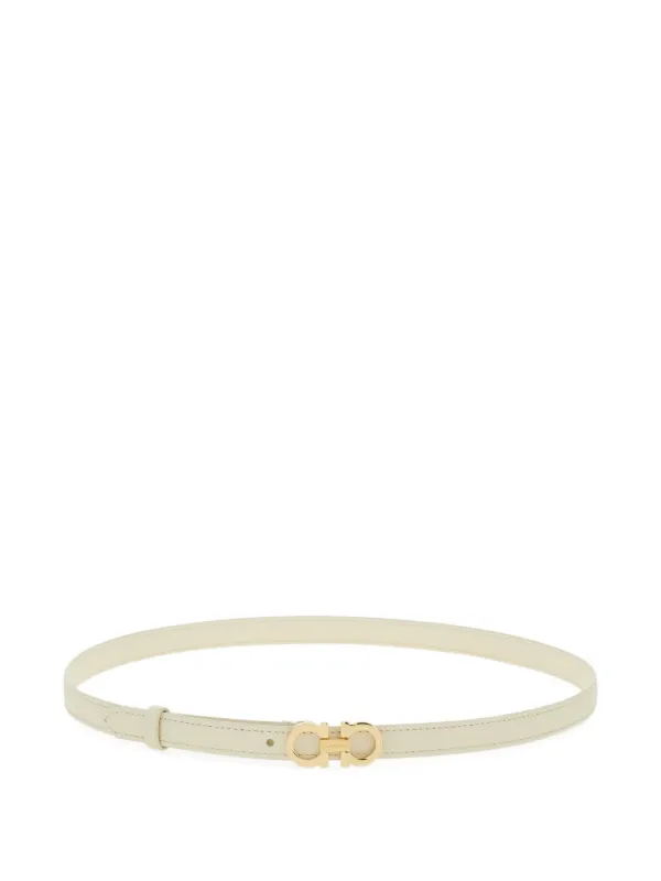 Ferragamo Gancini Fixed Belt in Neutrals