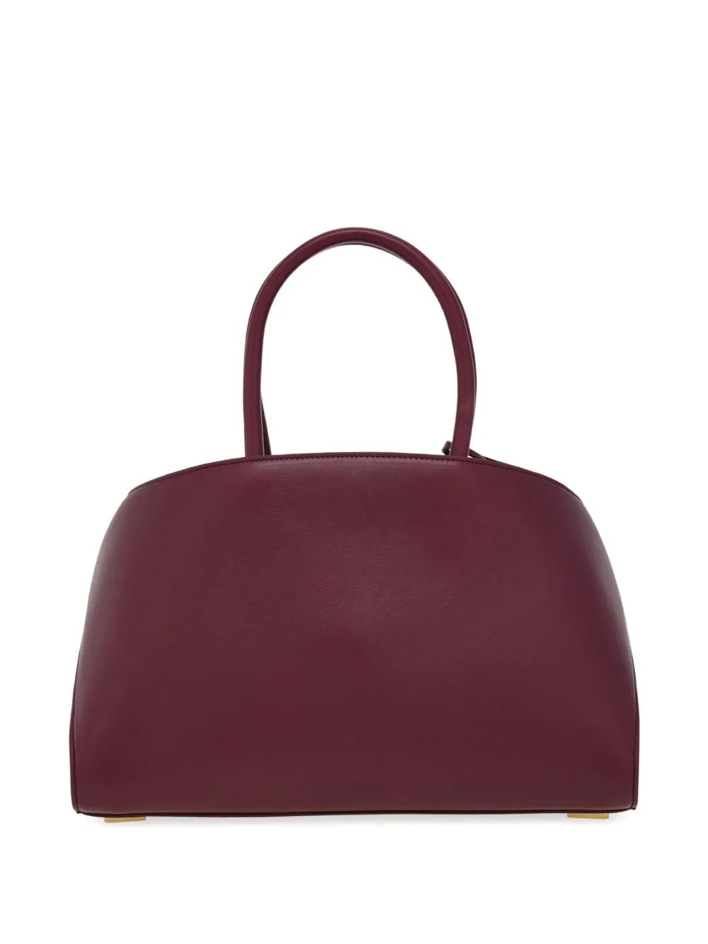 Ferragamo Medium Hug Leather Tote Bag In Red