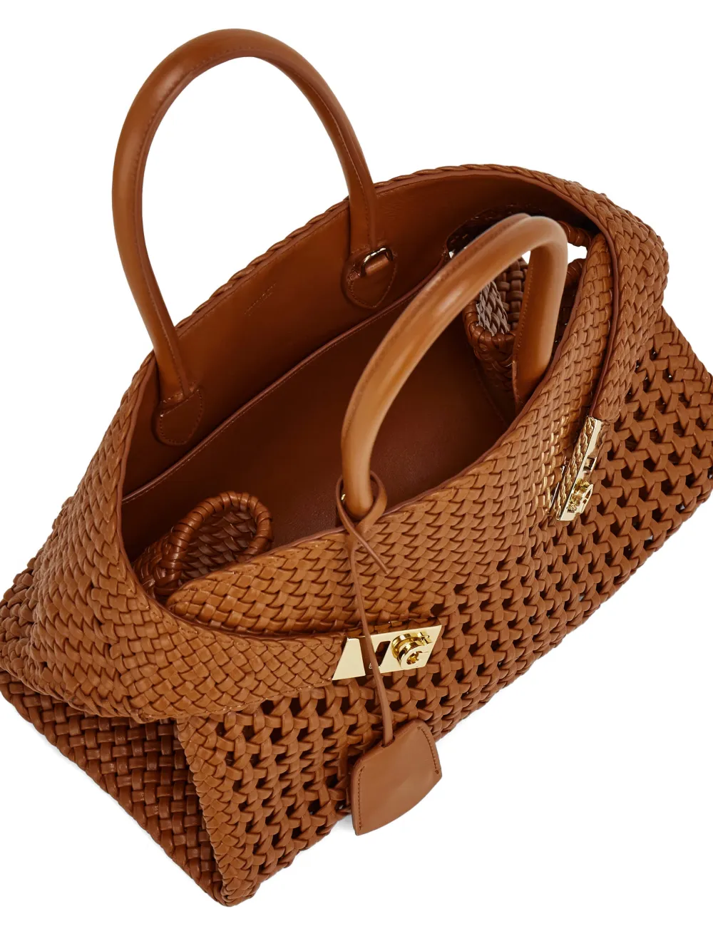 Ferragamo Hug handtas (M) Bruin