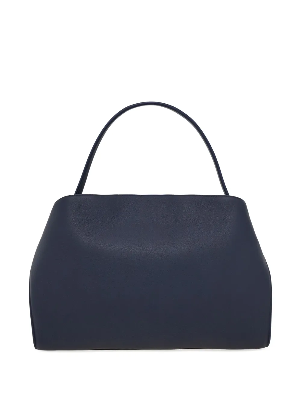 Ferragamo Large Hug Leather Shoulder Bag In Blue