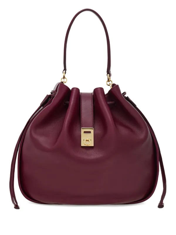 Ferragamo ガンチーニ バケットバッグ | レッド | FARFETCH JP