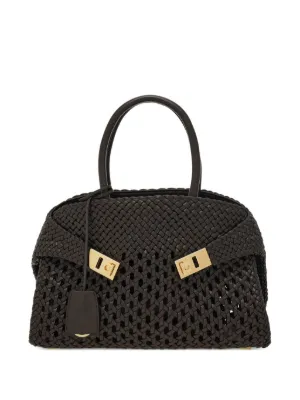 Ferragamo スエード トートバッグ | ブラウン | FARFETCH JP