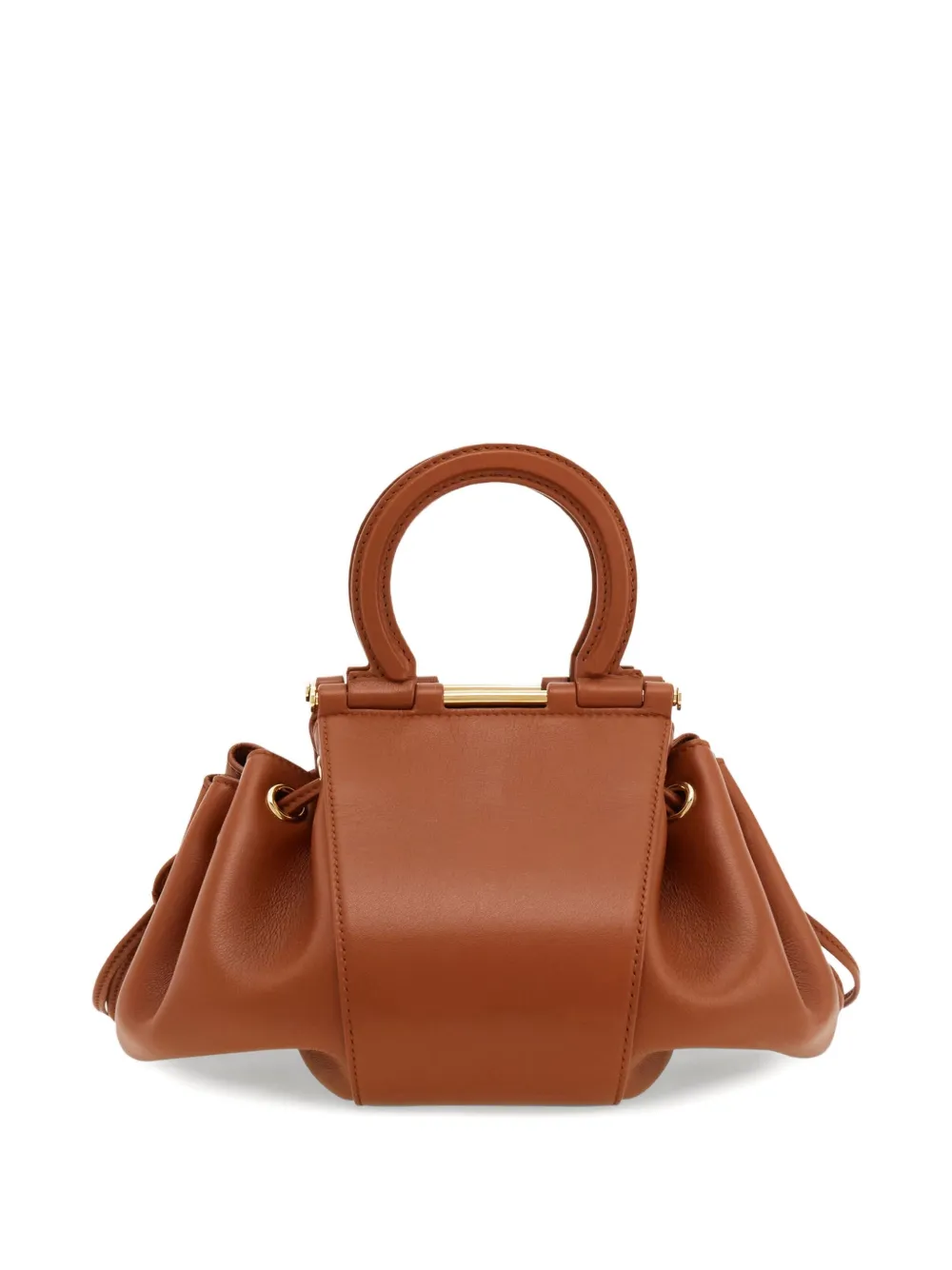 Ferragamo Bucket-tas met Gancini-detail Bruin