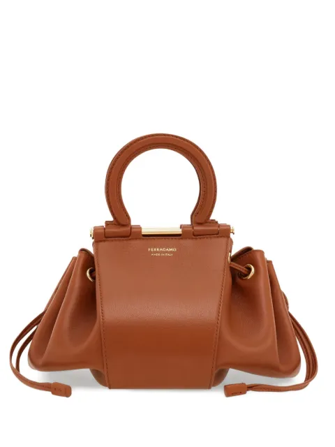 Ferragamo Gancini-detail bucket bag