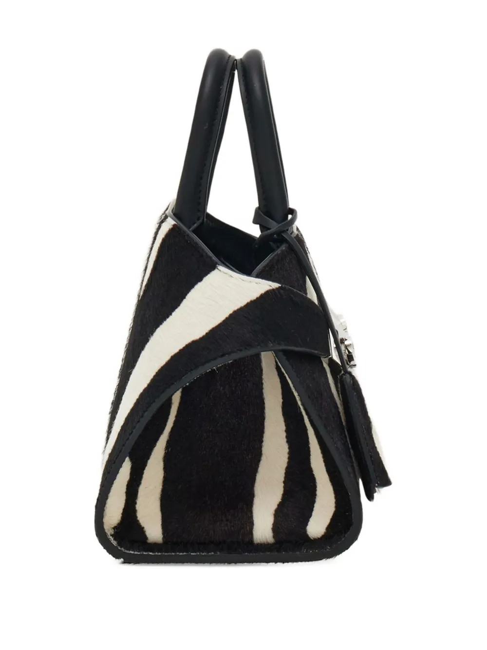 Ferragamo Hug tweekleurige mini-tas Zwart