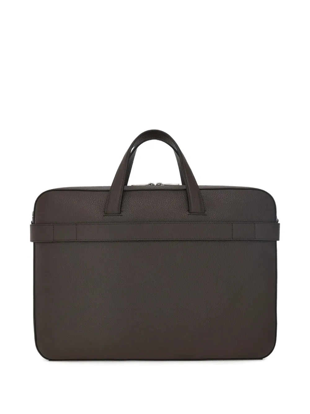 Ferragamo Aktetas met Gancini-gesp Bruin