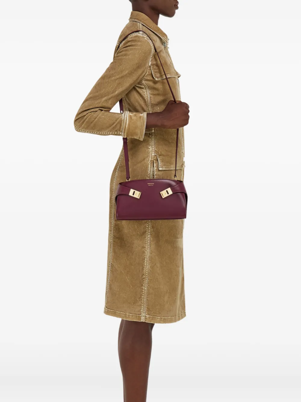 Ferragamo Mini Hug Cross Body Bag | Red | FARFETCH