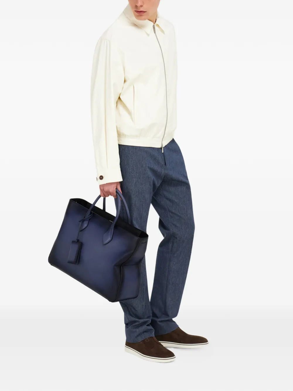  Ferragamo Ferragamo Monogram Tote Bag - Blue 
