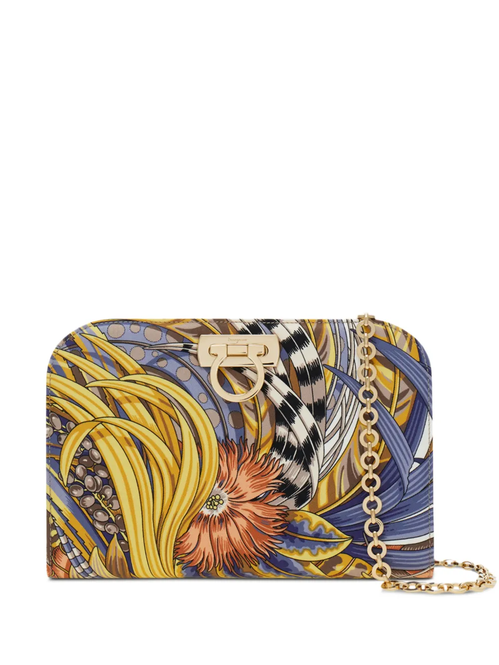 Ferragamo Diana clutch - Giallo