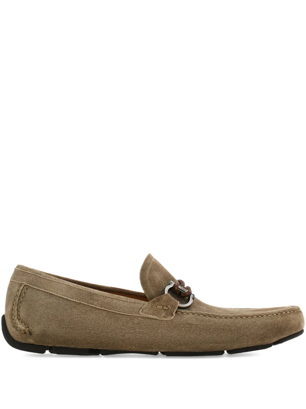 Ferragamo Gancini-buckle loafers - Neutrals