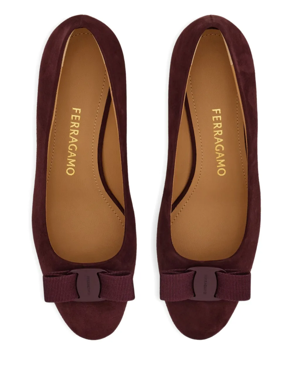 Ferragamo 30mm Vara Bow pumps Paars