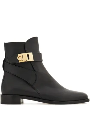 Ferragamo ガンチーニ レインブーツ | ブラック | FARFETCH JP