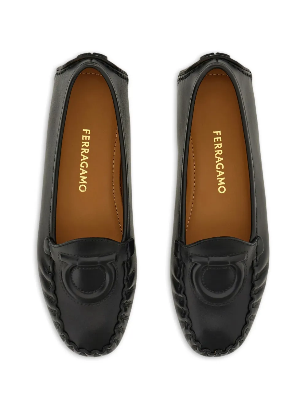 Ferragamo ガンチーニ ドライビングシューズ | ブラック | FARFETCH JP
