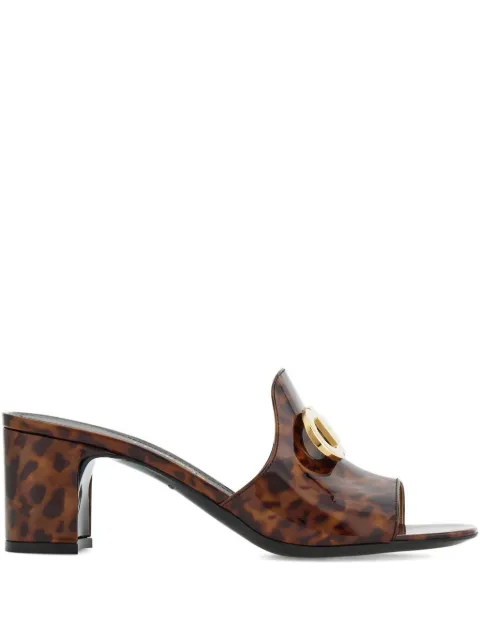 Ferragamo mules con hebilla Gancini de 50mm