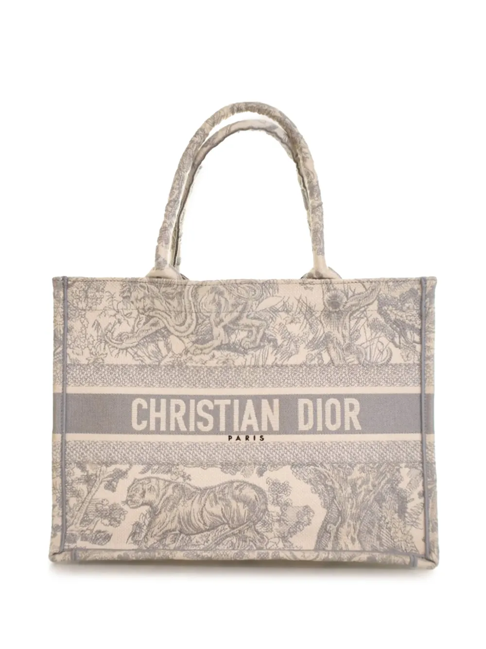 Christian Dior Pre-Owned 2015-2025 ミディアム トワル ド ジュイ リバース エンブロイダリー キャンバス Christian Dior Pre-Owned 2015-2025 ミディアム トワル ド ジュイ リバース エンブロイダリー キャンバス