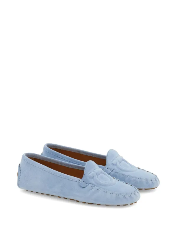 Ferragamo ガンチーニ ドライビングシューズ | ブルー | FARFETCH JP