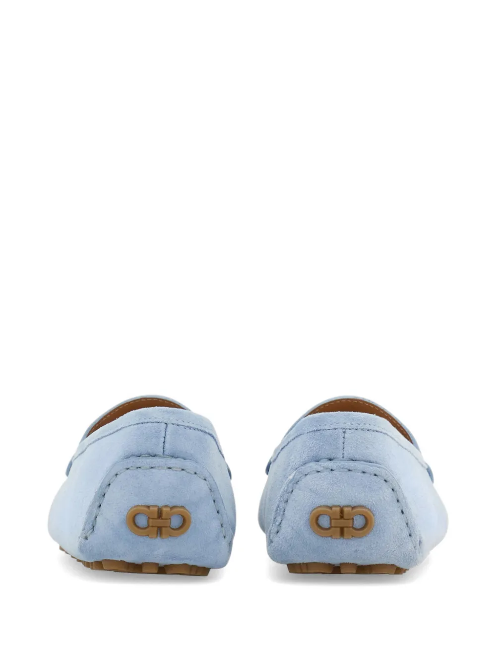 Ferragamo Gancini driver loafer Blauw