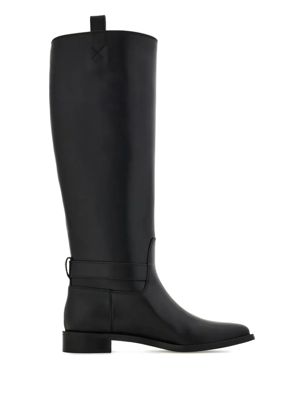 Ferragamo Knielaarzen met gesp Zwart