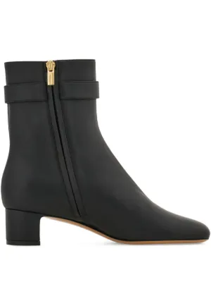 Ferragamo ガンチーニ アンクルブーツ | ブラック | FARFETCH JP
