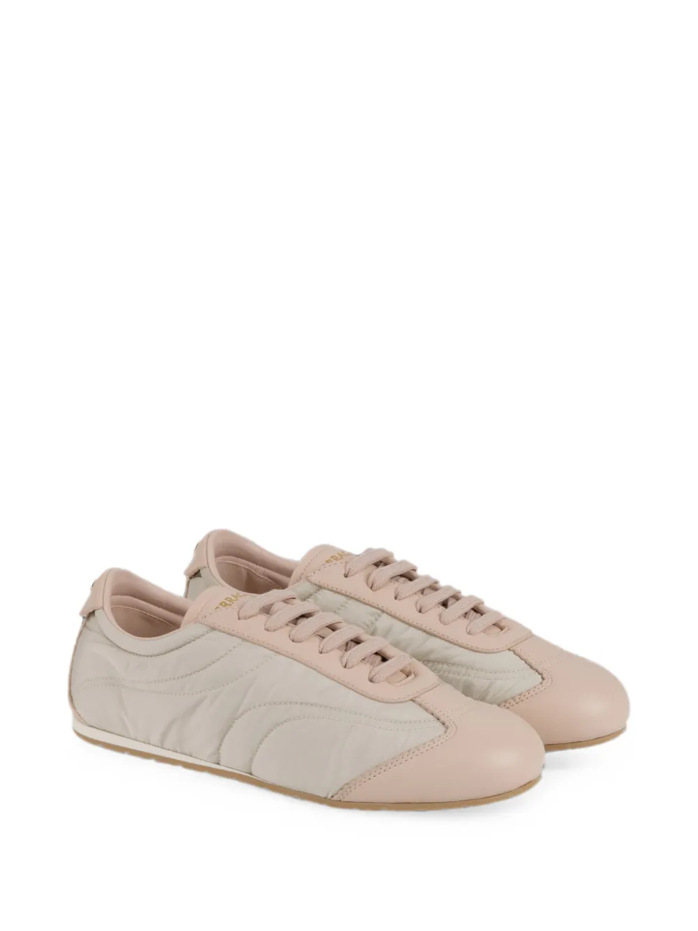 Ferragamo panelled sneakers Roze
