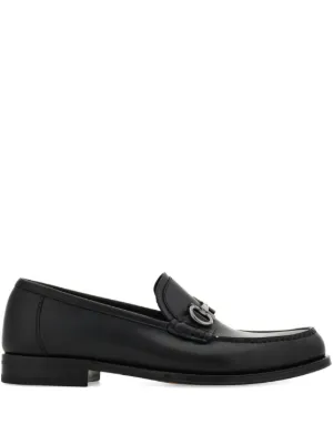 Ferragamo ガンチーニ レザーローファー | ブラック | FARFETCH JP