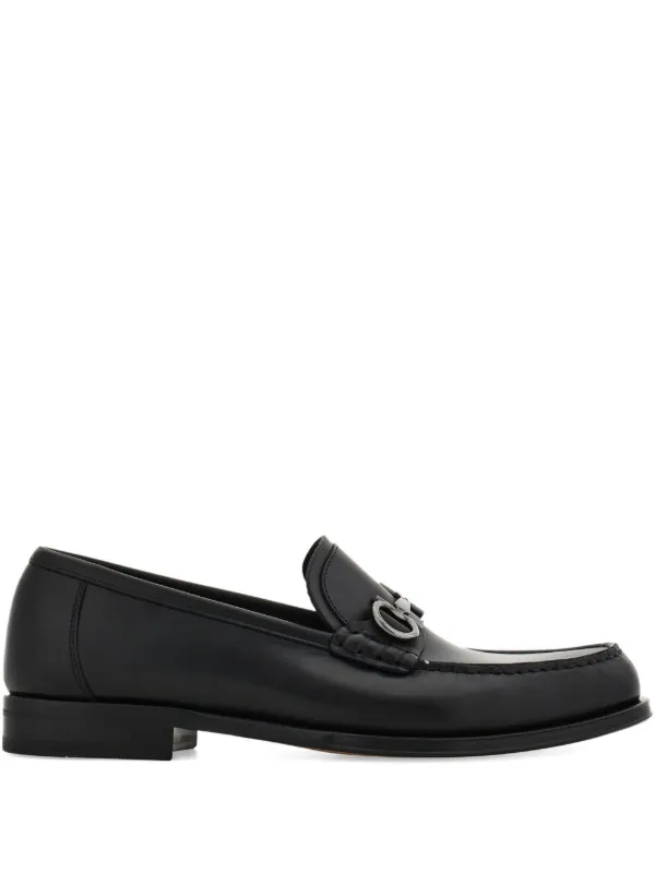 Ferragamo ガンチーニ ローファー | ブラック | FARFETCH JP