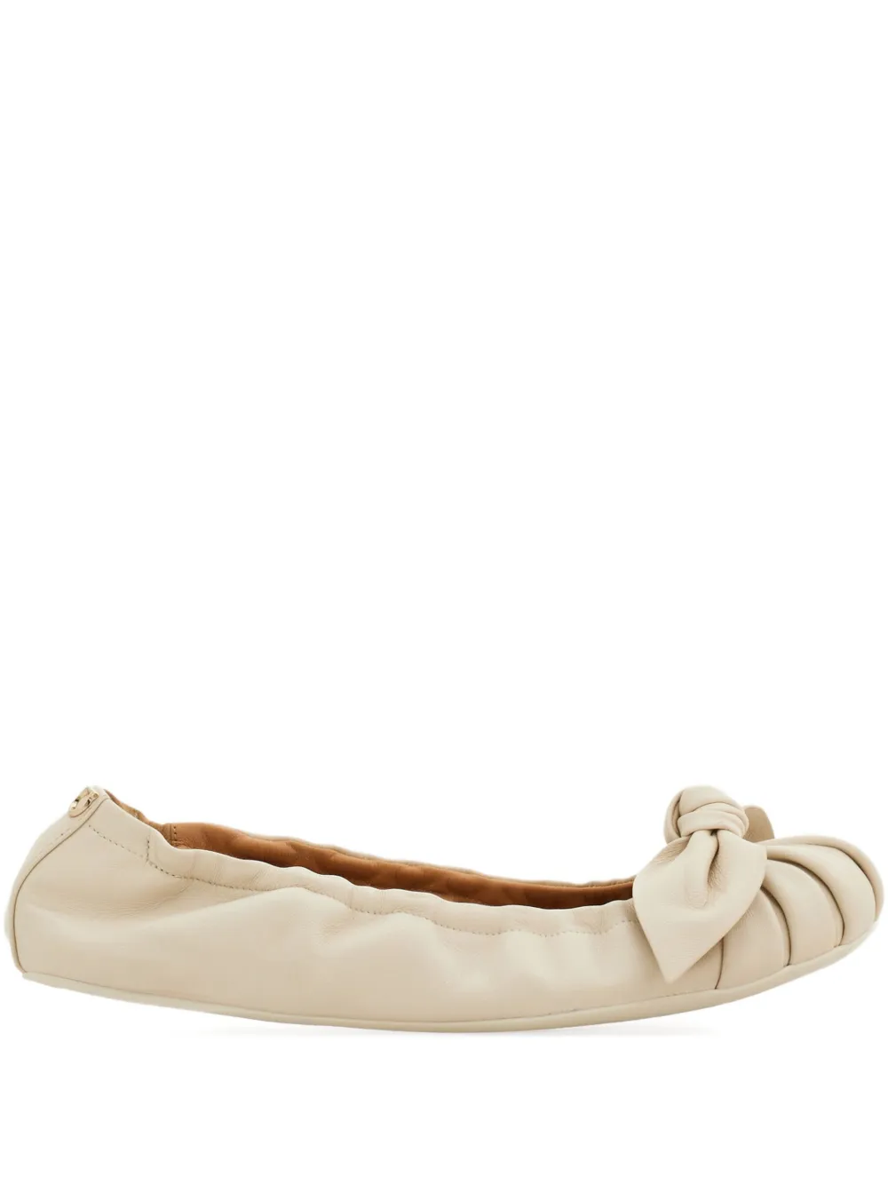 Ferragamo Ballerinas Mit Schleifendetail In Neutral