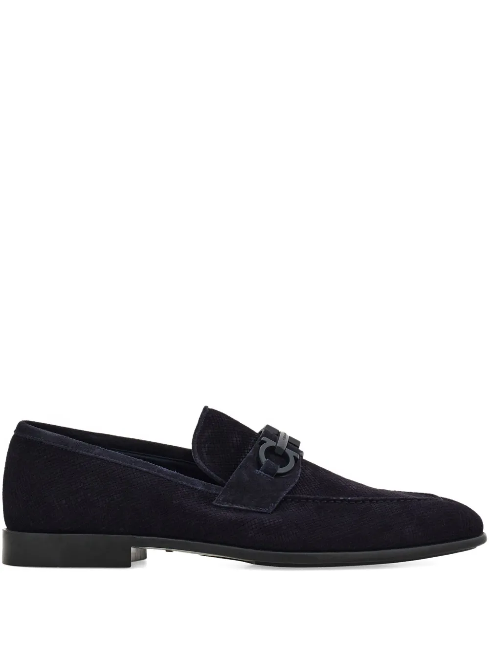 Ferragamo Loafers met Gancini-gesp Blauw