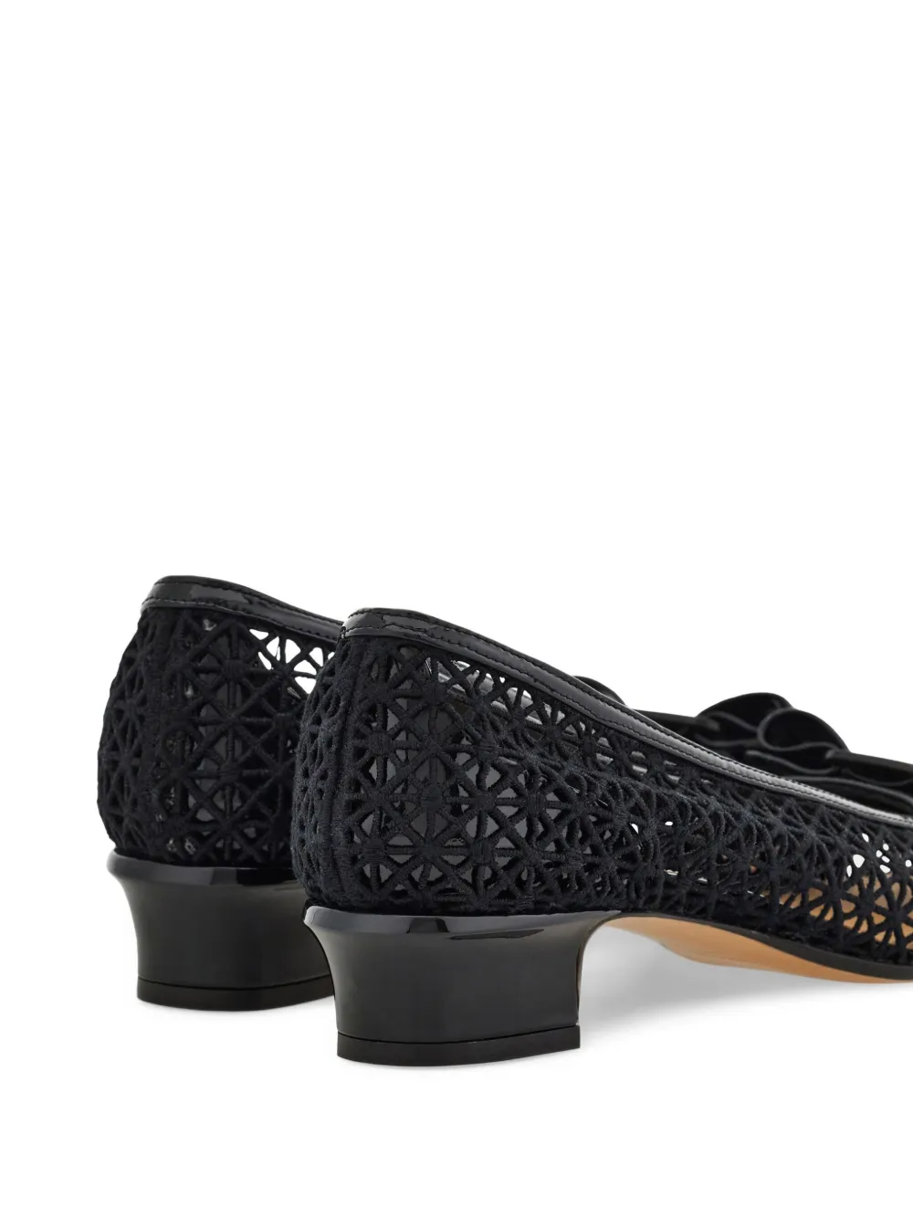 Ferragamo 30mm Vara Bow pumps Zwart