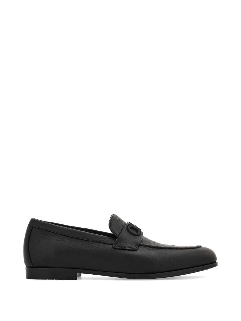 Ferragamo Loafer with Gancini buckle - Nero